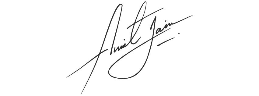 Amit N Jain signature